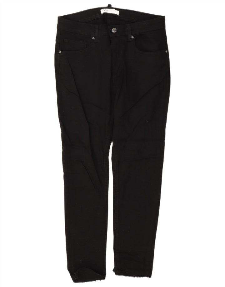 Zara Mens Slim Jeans EU 38 Small W30 L25 Black Cotton