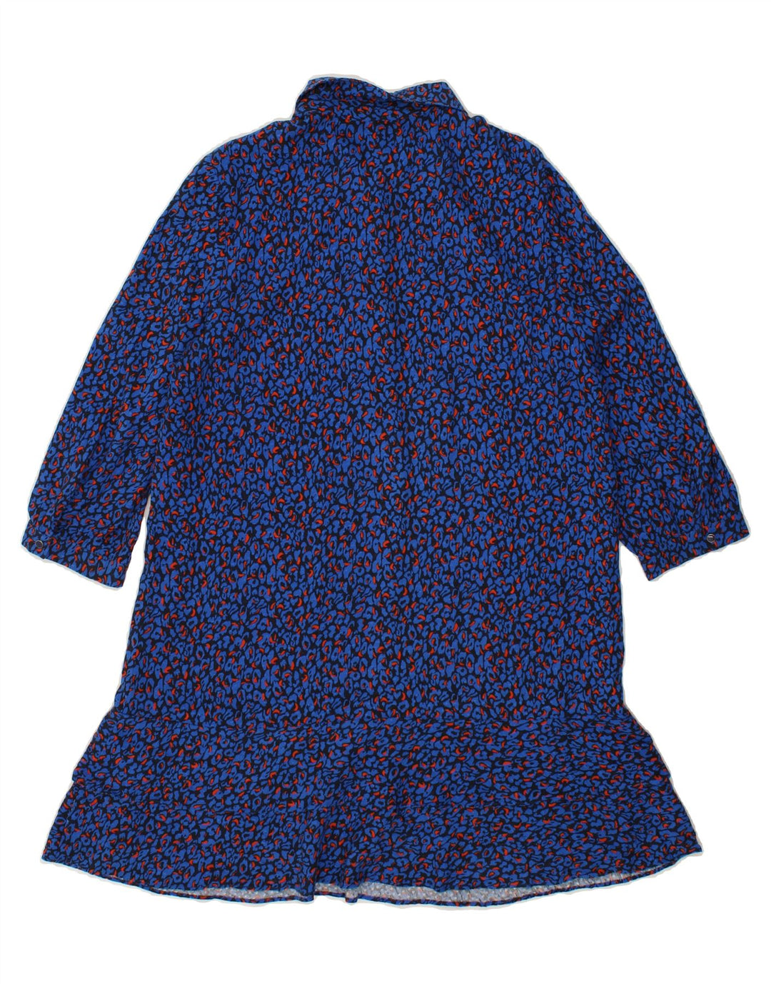 PHASE EIGHT Womens 3/4 Sleeve Drop Waist Dress UK 12 Medium Blue Vintage Phase Eight and Second-Hand Phase Eight from Messina Hembry 