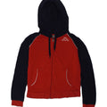 KAPPA Boys Zip Hoodie Sweater 11-12 Years Red Colourblock Cotton | Vintage Kappa | Thrift | Second-Hand Kappa | Used Clothing | Messina Hembry 
