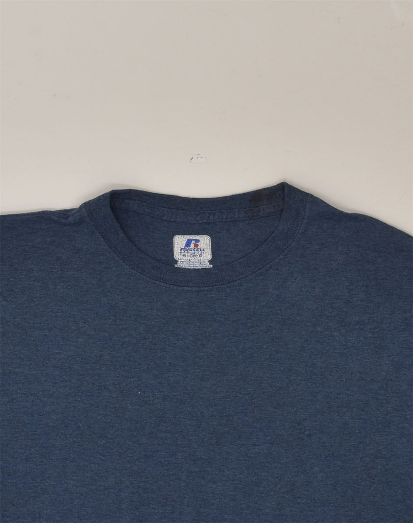 RUSSELL ATHLETIC Mens T-Shirt Top Small Navy Blue | Vintage Russell Athletic | Thrift | Second-Hand Russell Athletic | Used Clothing | Messina Hembry 