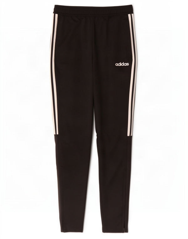 Adidas Mens Aeroready Tracksuit Trousers Small Black Polyester