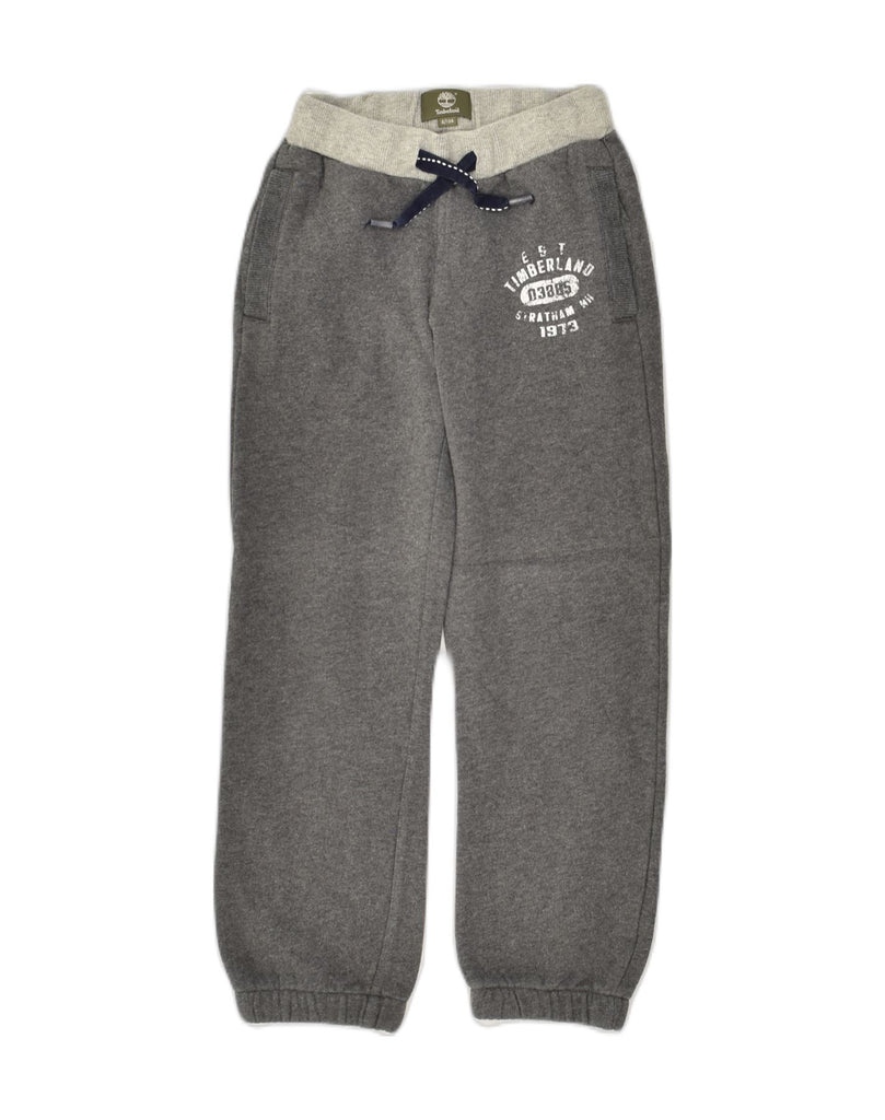 TIMBERLAND Boys Tracksuit Trousers Joggers 7-8 Years Grey Cotton | Vintage Timberland | Thrift | Second-Hand Timberland | Used Clothing | Messina Hembry 