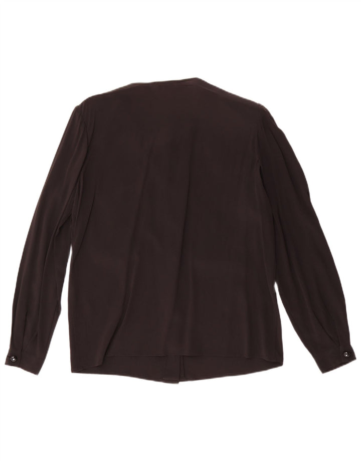 Valentino Womens Shirt Blouse IT 44 Medium Black