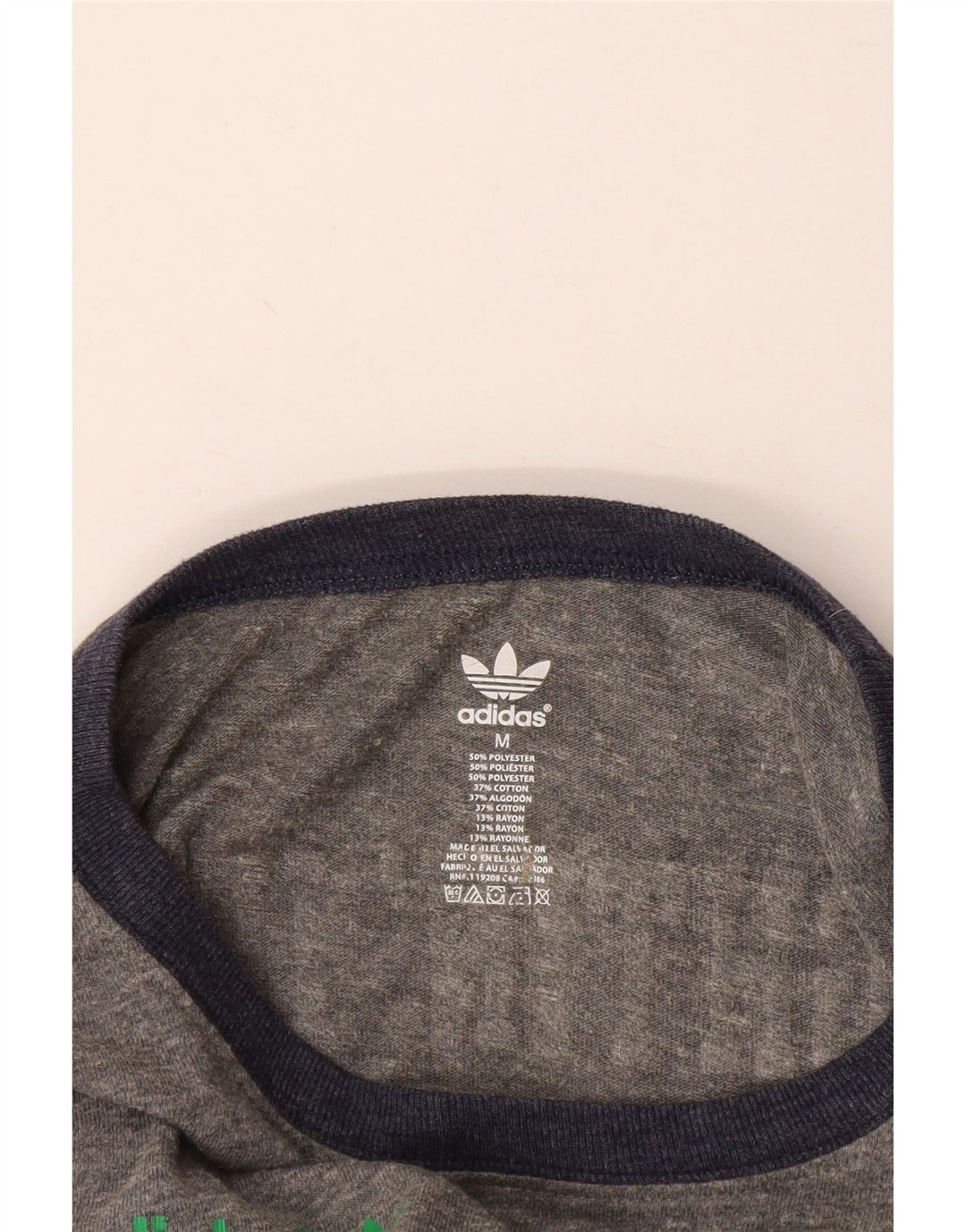 ADIDAS Womens Notre Dame Graphic T-Shirt Top UK 14 Medium Navy Blue