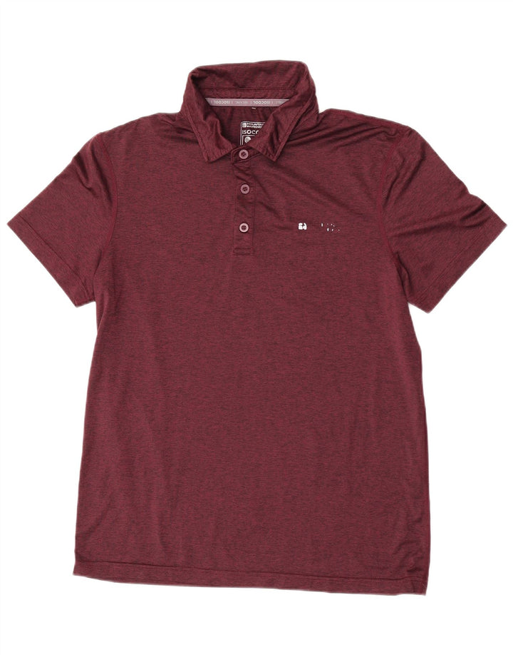 Mountain Warehouse Mens Polo Shirt Medium Maroon