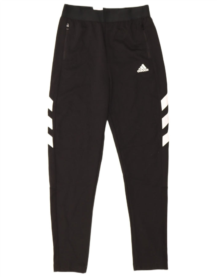 Adidas Boys Tracksuit Trousers 13-14 Years  Black Polyester