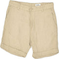 VINTAGE Womens Casual Shorts IT 48 XL W32 Beige Flax | Vintage Vintage | Thrift | Second-Hand Vintage | Used Clothing | Messina Hembry 
