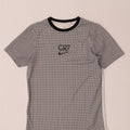 Nike Boys CR7 Graphic T-Shirt Top 12-13 Years Large White Check