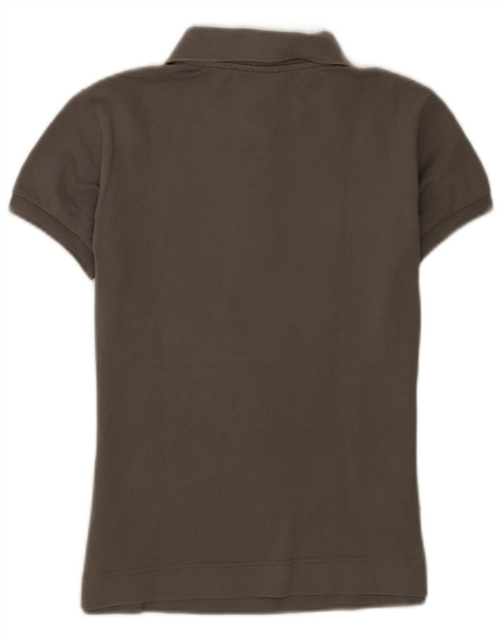 Lacoste Womens Polo Shirt Size 36 Small Grey Cotton