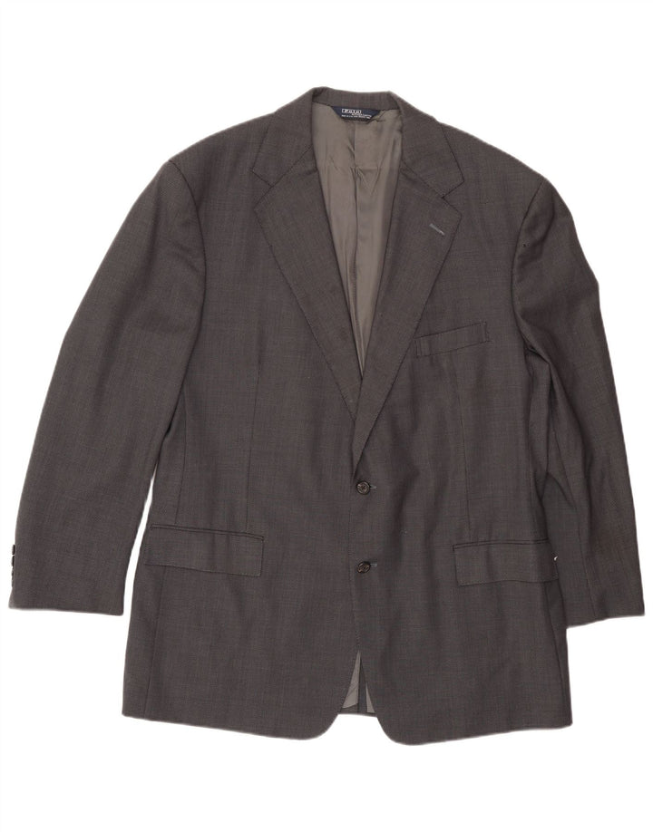 Polo Ralph Lauren Mens 2 Button Blazer Jacket UK 40 Large Navy Blue Spotted