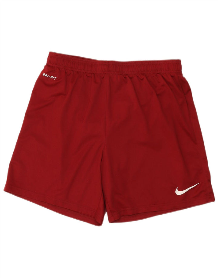 NIKE Mens Dri Fit Sport Shorts Medium  Burgundy Polyester