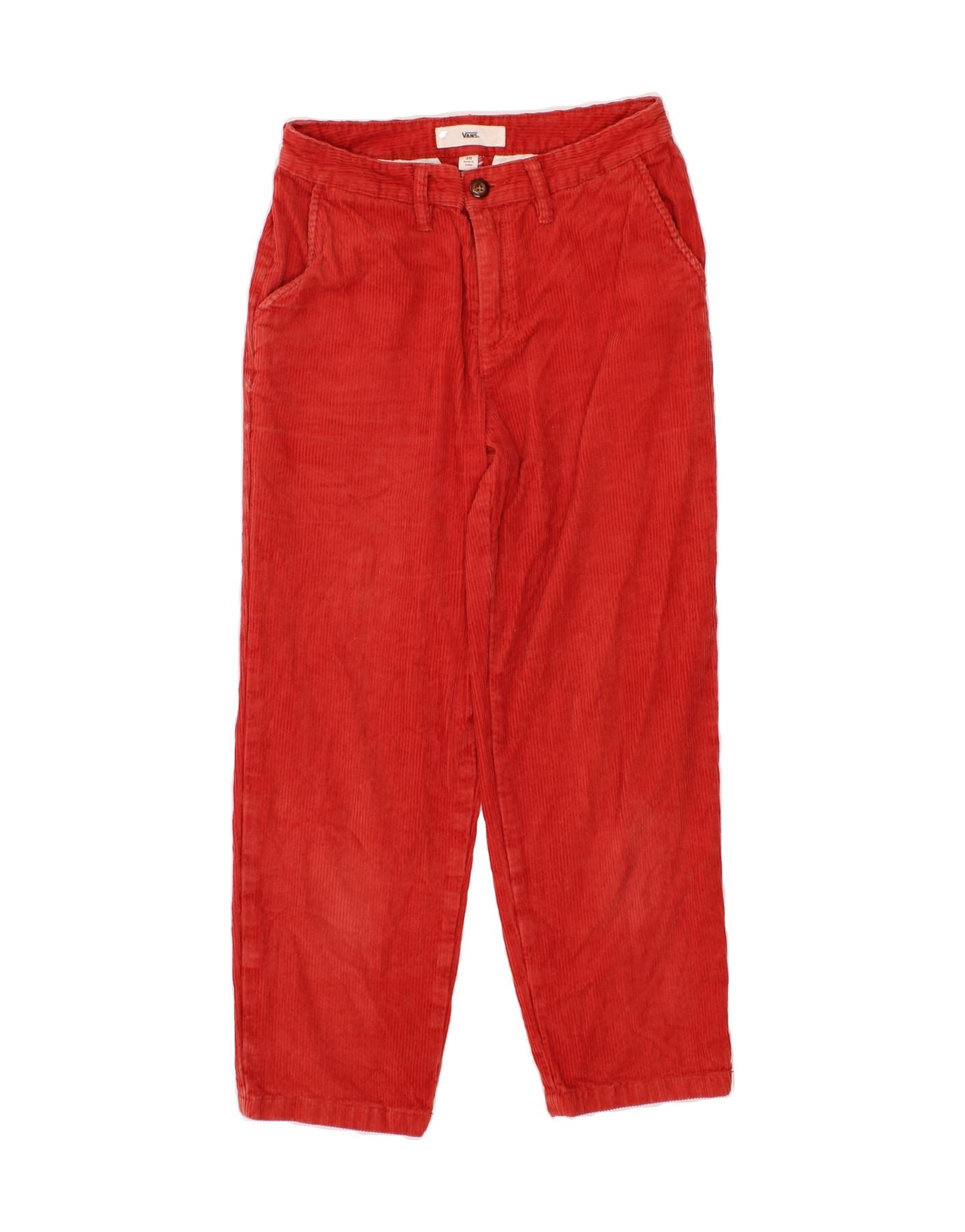 Pantaloni dritti in velluto a coste VANS da donna W26 L25 in