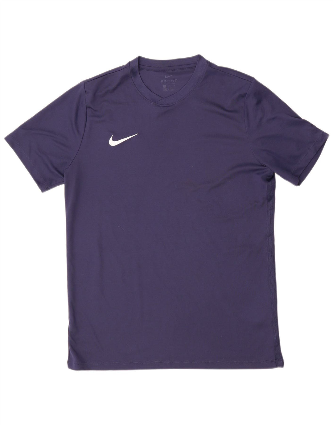 Nike Mens Dri Fit T-Shirt Top Large Navy Blue Polyester