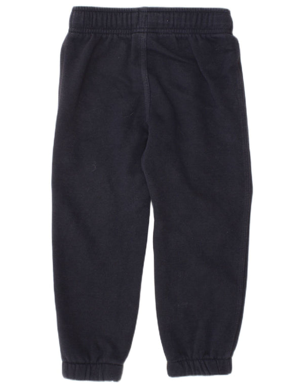 NIKE Boys Tracksuit Trousers Joggers 3-4 Years XS Navy Blue Cotton