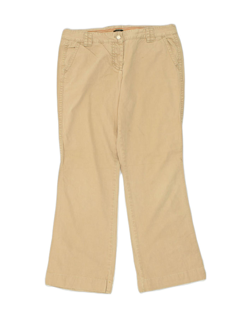 J. CREW Womens Low Waist Straight Chino Trousers US 10 Large W33 L30 Beige | Vintage J. Crew | Thrift | Second-Hand J. Crew | Used Clothing | Messina Hembry 