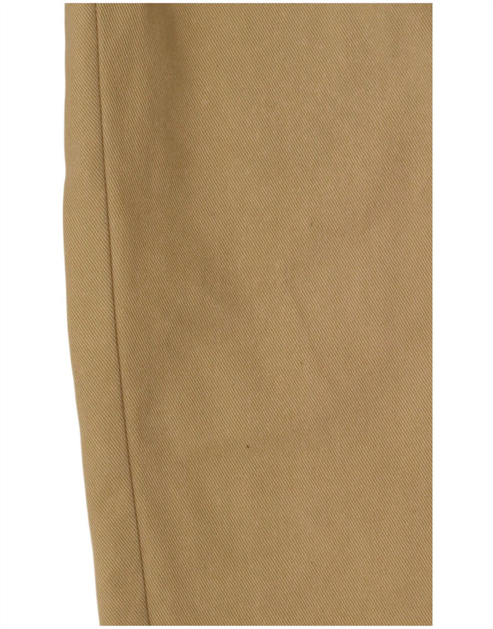 DOCKERS Mens Pegged Chino Trousers W32 L30 Beige Cotton