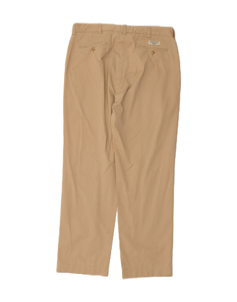 POLO RALPH LAUREN Mens Straight Chino Trousers W38 L34 Beige Cotton Vintage Polo Ralph Lauren and Second-Hand Polo Ralph Lauren from Messina Hembry 