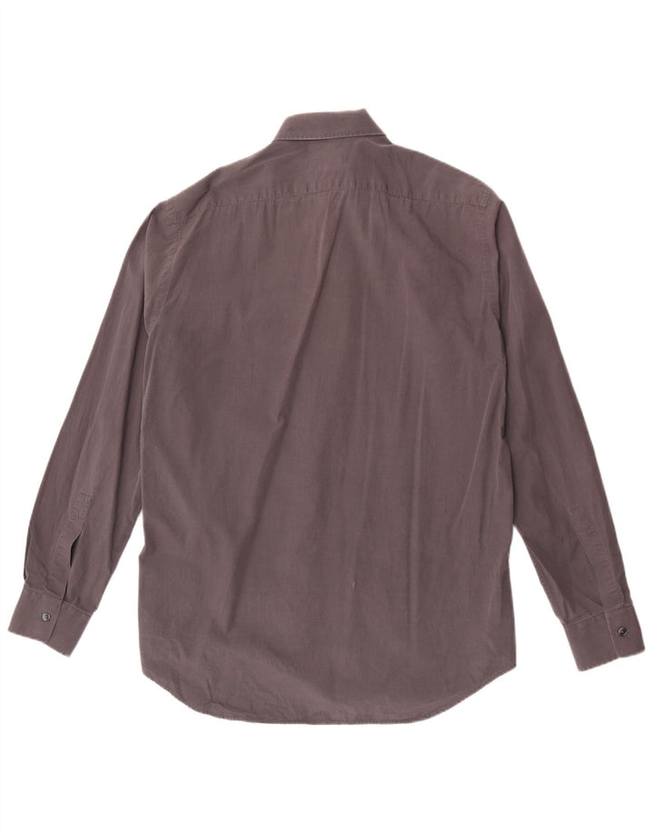 CALVIN KLEIN Mens Shirt Size 42 Large Grey Cotton
