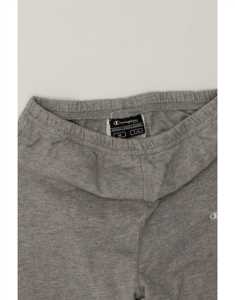 CHAMPION Boys Tracksuit Trousers Joggers 2-3 Years Grey Cotton | Vintage Champion | Thrift | Second-Hand Champion | Used Clothing | Messina Hembry 