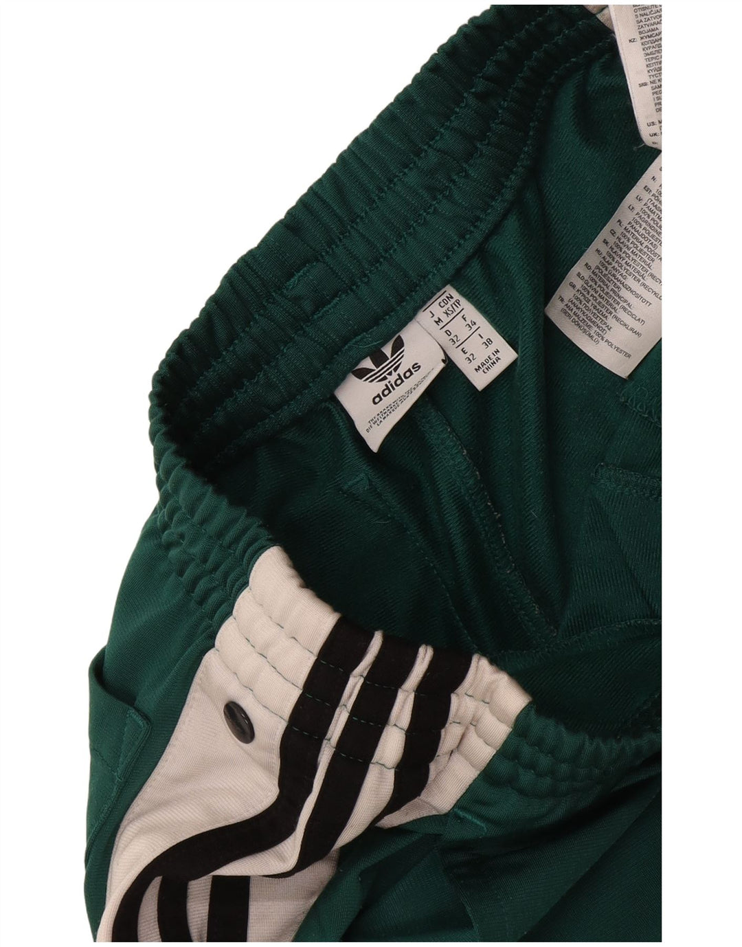 Adidas Womens Graphic Sport Shorts Medium Green Colourblock Polyester