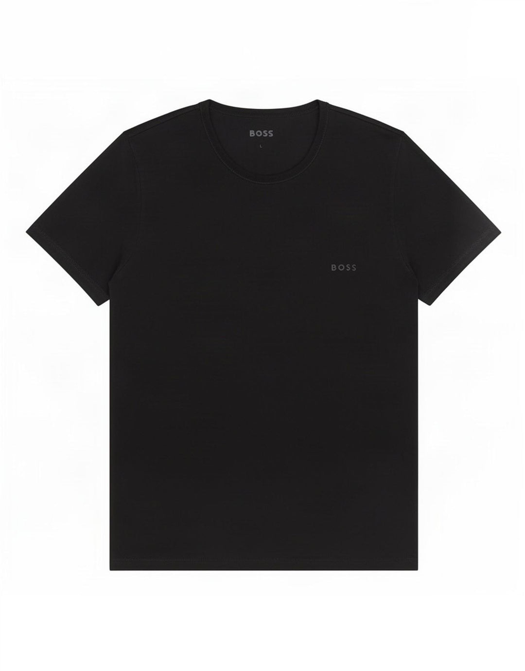 Hugo Boss Mens T-Shirt Top Large Black Cotton