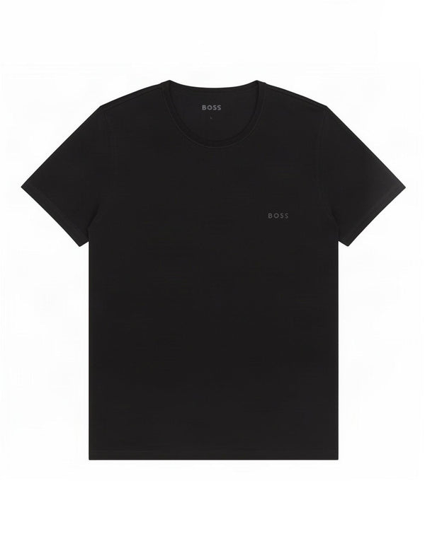 Hugo Boss Mens T-Shirt Top Large Black Cotton