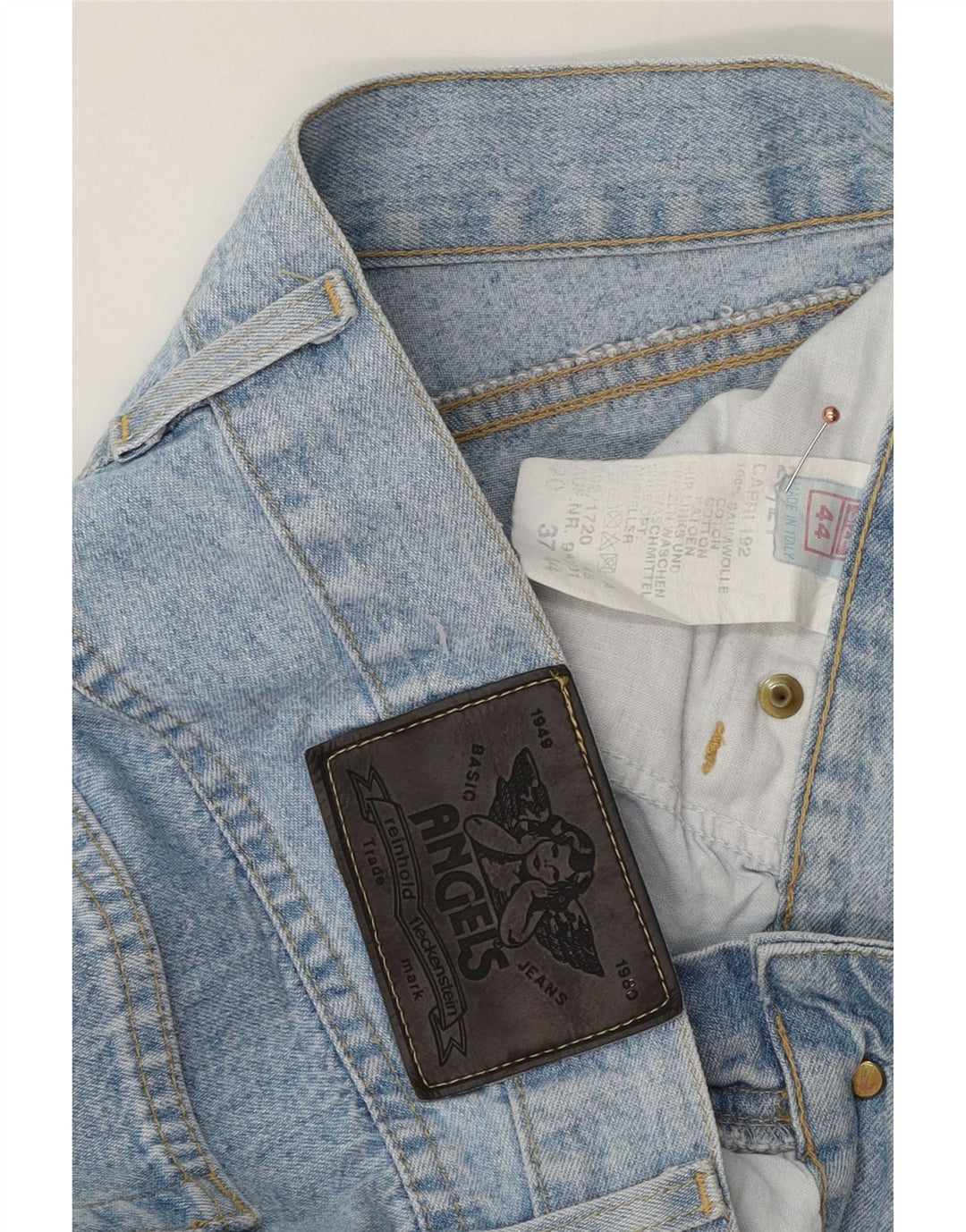 ANGELS Womens Loose Fit Capri Jeans IT 44 Medium W33 L19 Blue Cotton