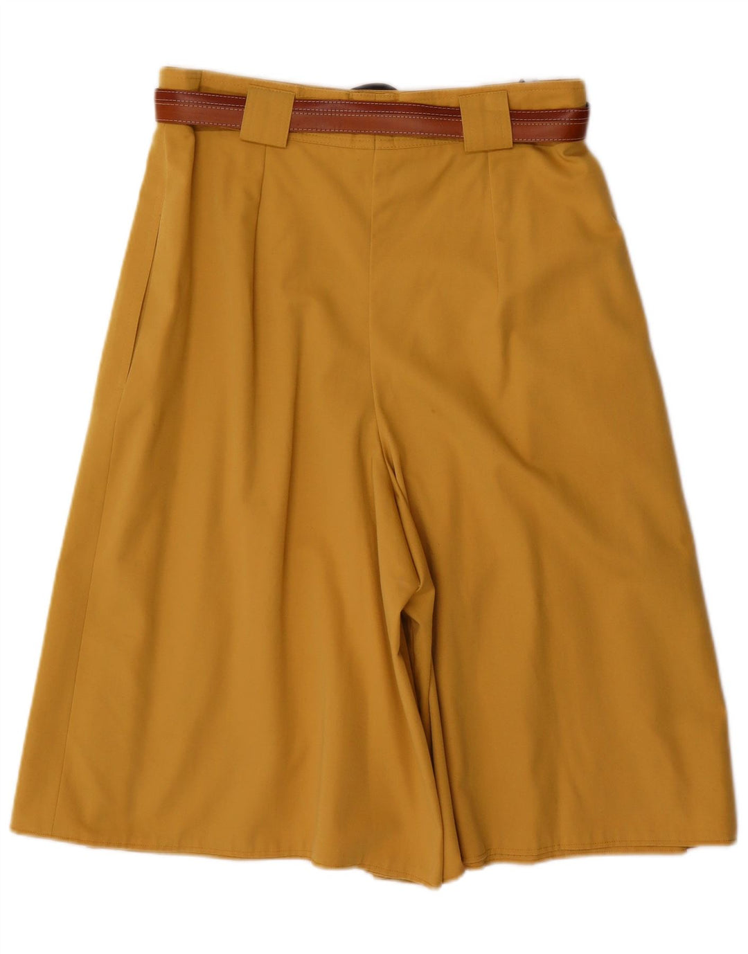 Vintage Womens Pegged Bermuda Shorts UK 16 Large W30  Yellow Polyester