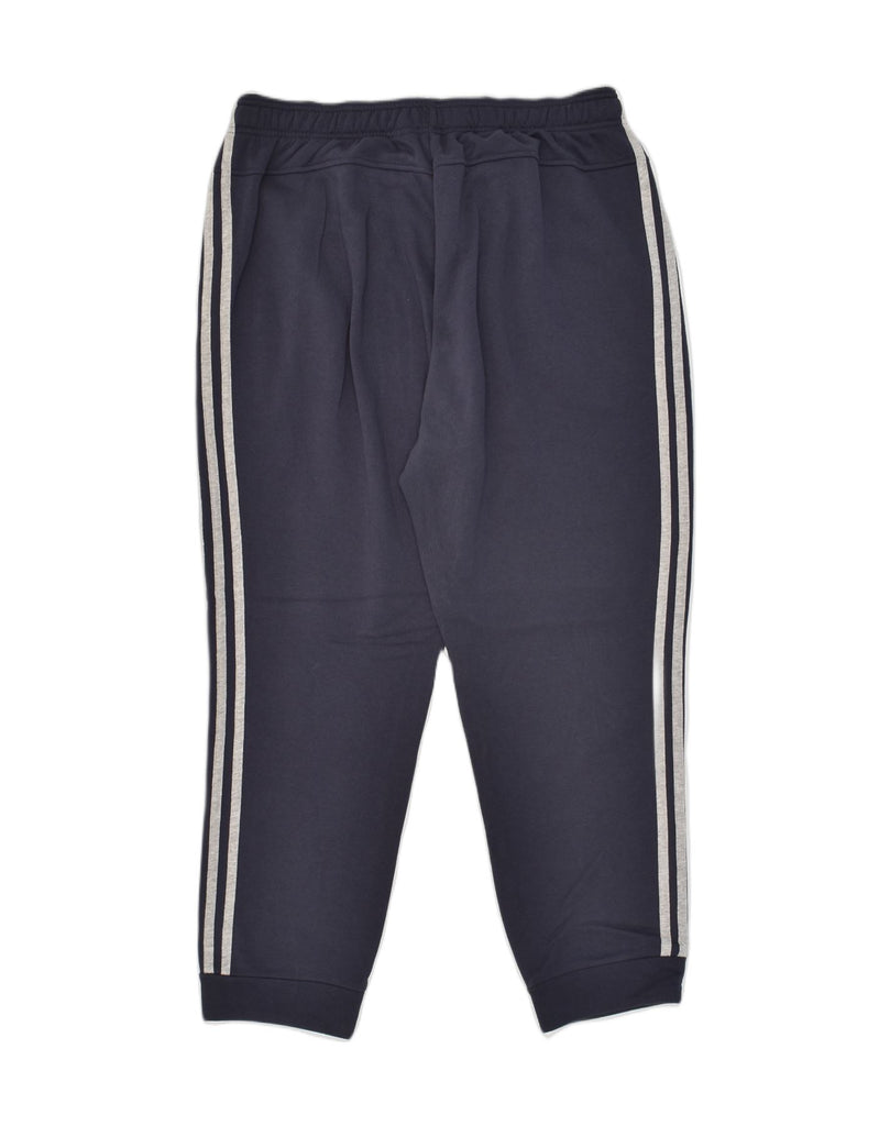 ADIDAS Mens Tracksuit Trousers XL Navy Blue Polyester | Vintage Adidas | Thrift | Second-Hand Adidas | Used Clothing | Messina Hembry 