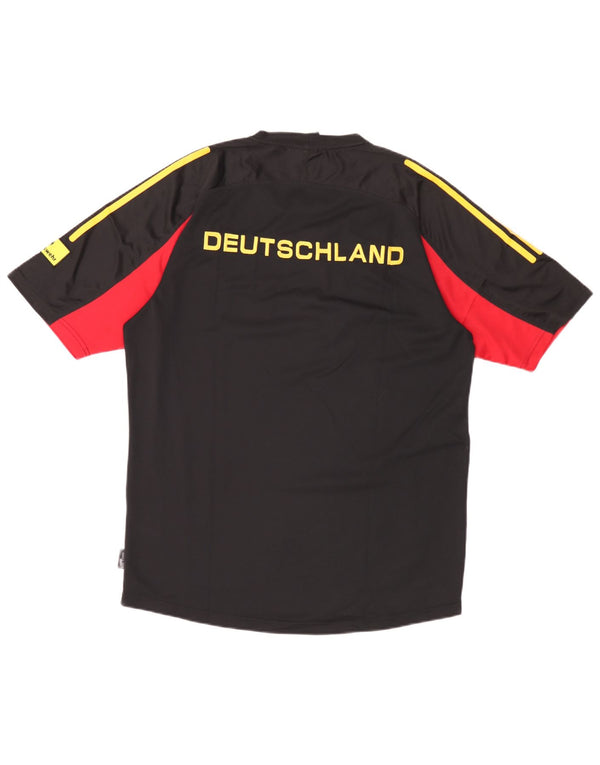 Adidas Mens Deutshland Graphic T-Shirt Top UK 42/44 Large Black Colourblock