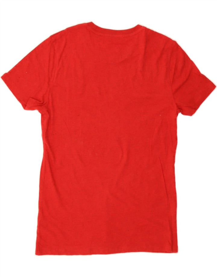 SUPERDRY Mens T-Shirt Top Medium Red Cotton Vintage Superdry and Second-Hand Superdry from Messina Hembry 