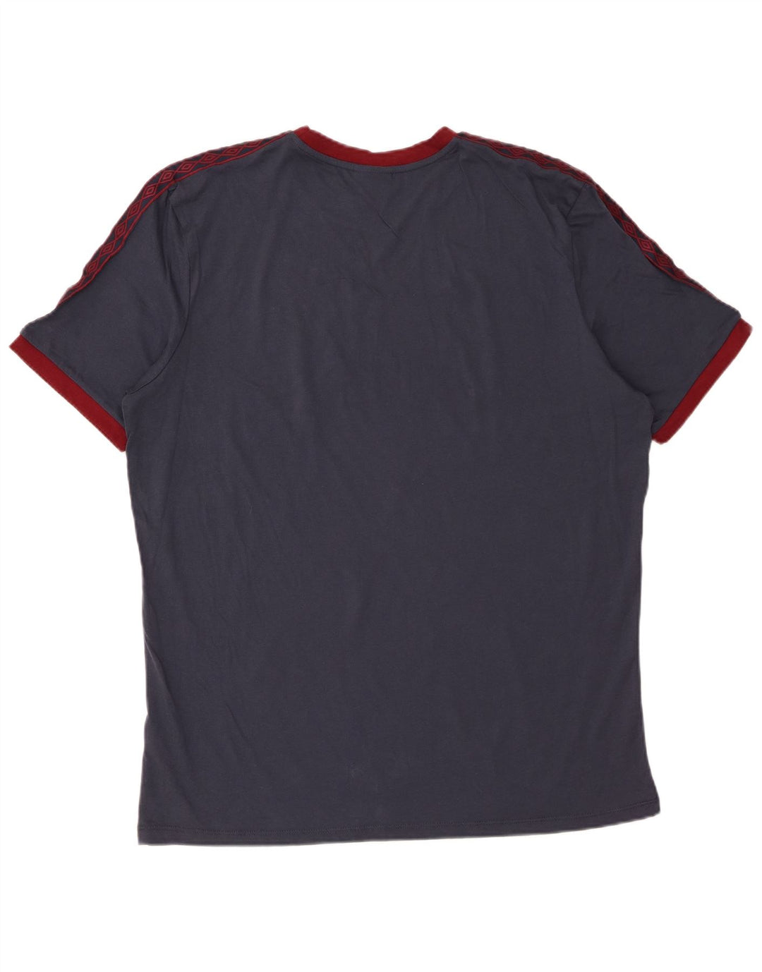 Umbro Mens T-Shirt Top XL Navy Blue Cotton