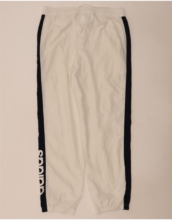 Adidas Mens Graphic Tracksuit Trousers Joggers XL White Colourblock
