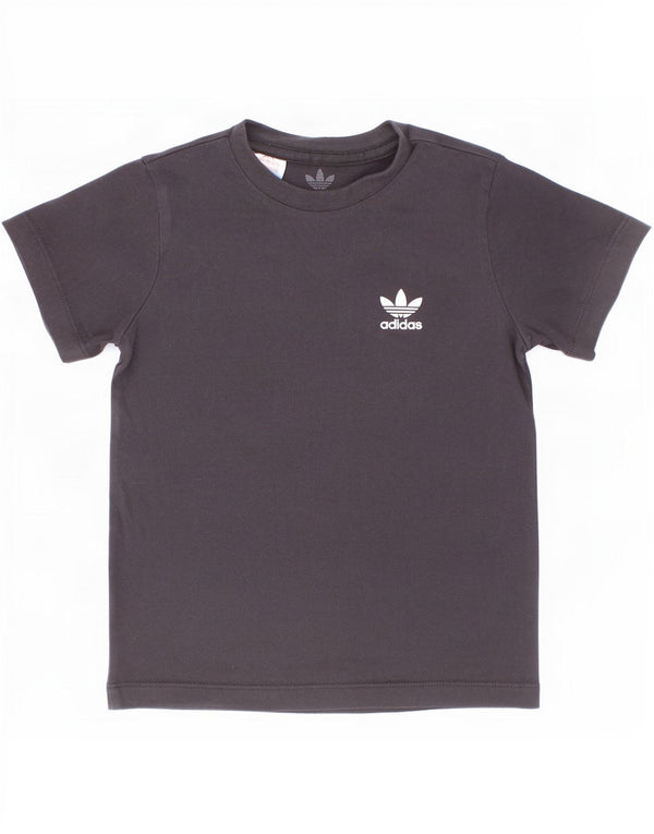 Adidas Boys T-Shirt Top 2-3 Years Black Cotton