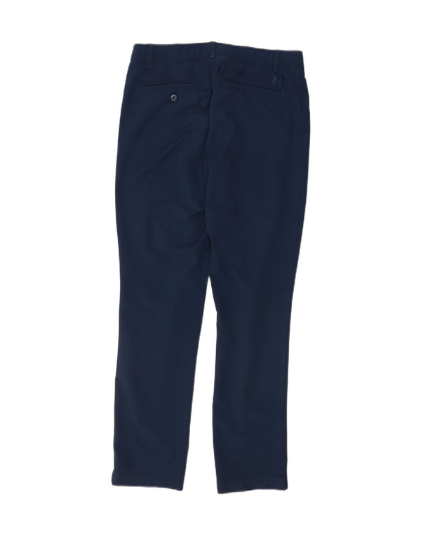 Under Armour Womens Slim Fit Chino Trousers US 8 Medium W30 L30 Navy Blue