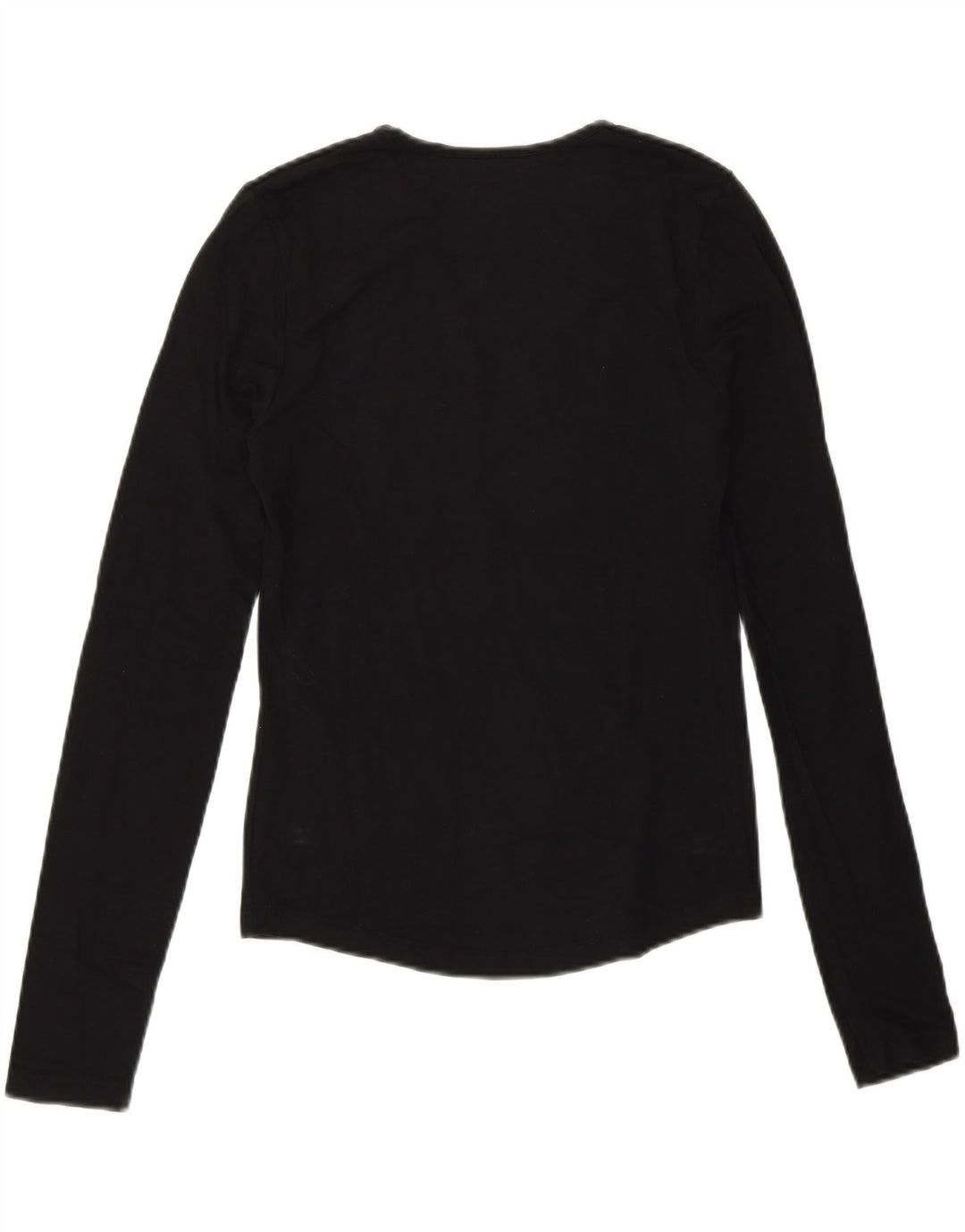 Guess By Marciano Womens Graphic Top Long Sleeve Size 3 XS Black