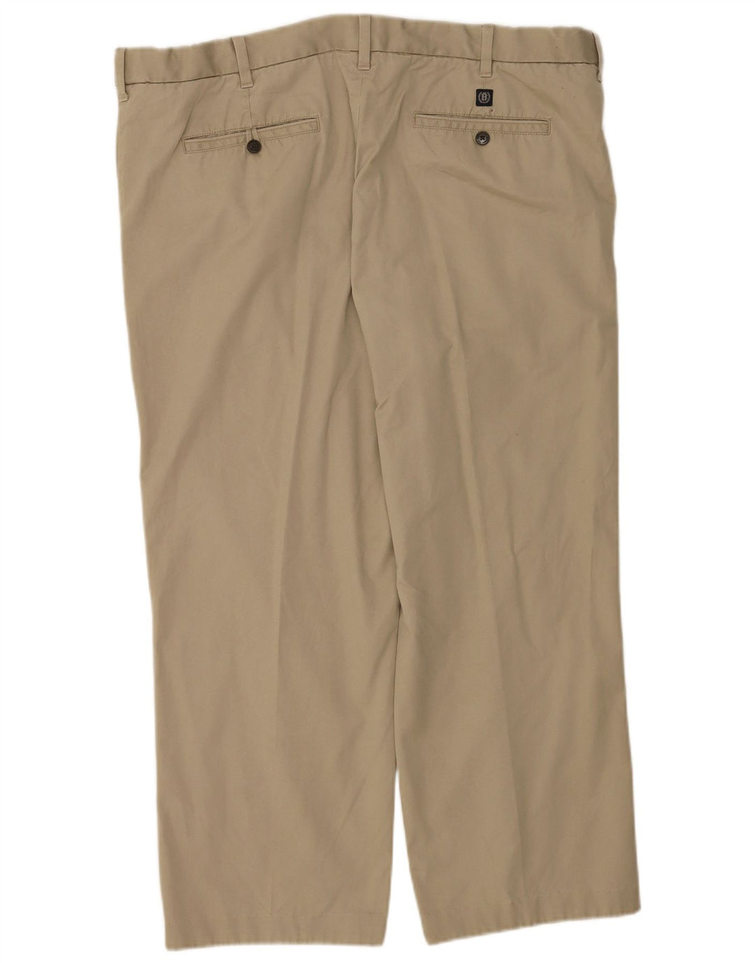 Marks & Spencer Mens Blue Harbour Pegged Chino Trousers W42 L29 Beige