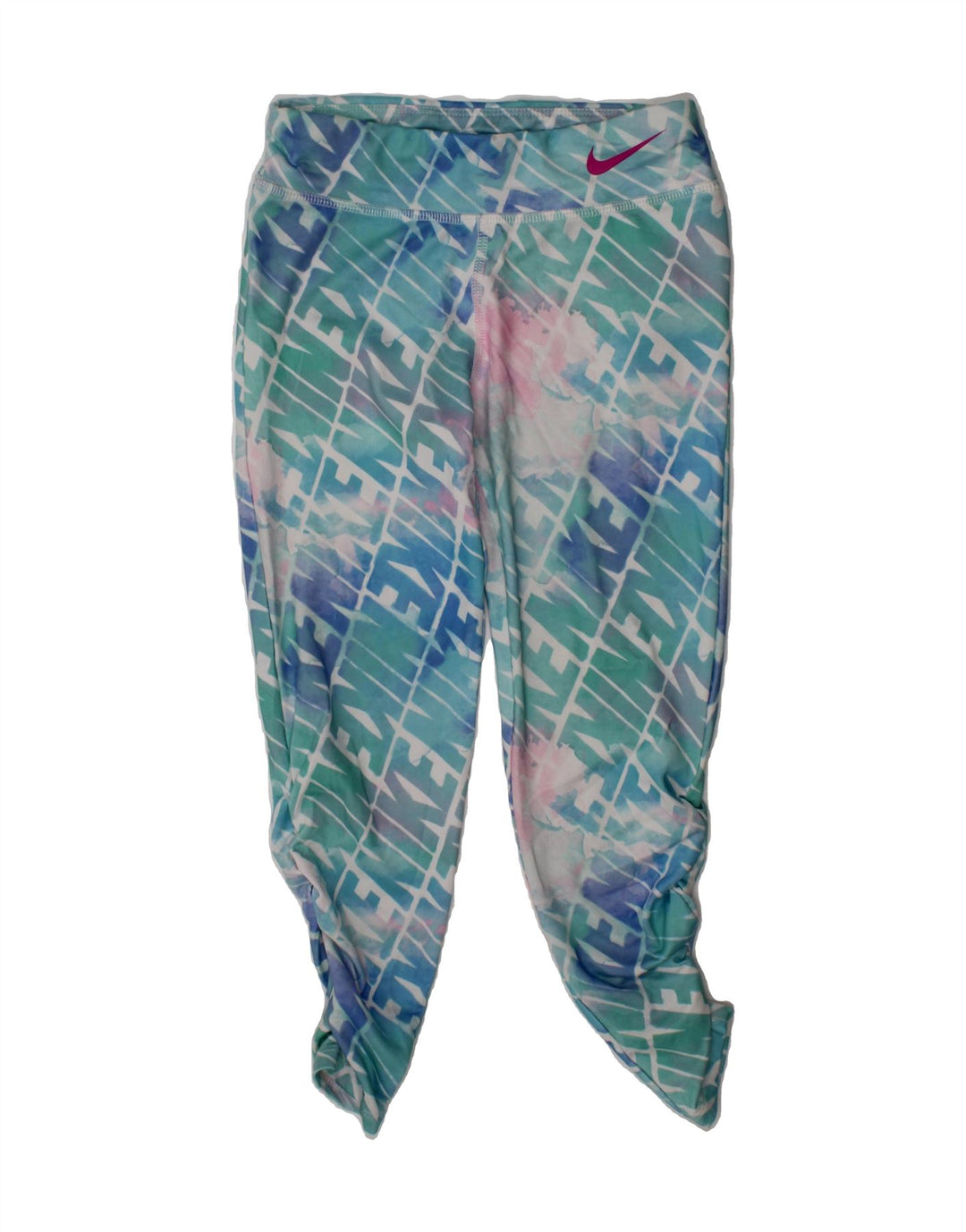 NIKE Girls Graphic Leggings 6-7 Years Multicoloured Polyester Sports Vintage Nike and Second-Hand Nike from Messina Hembry 
