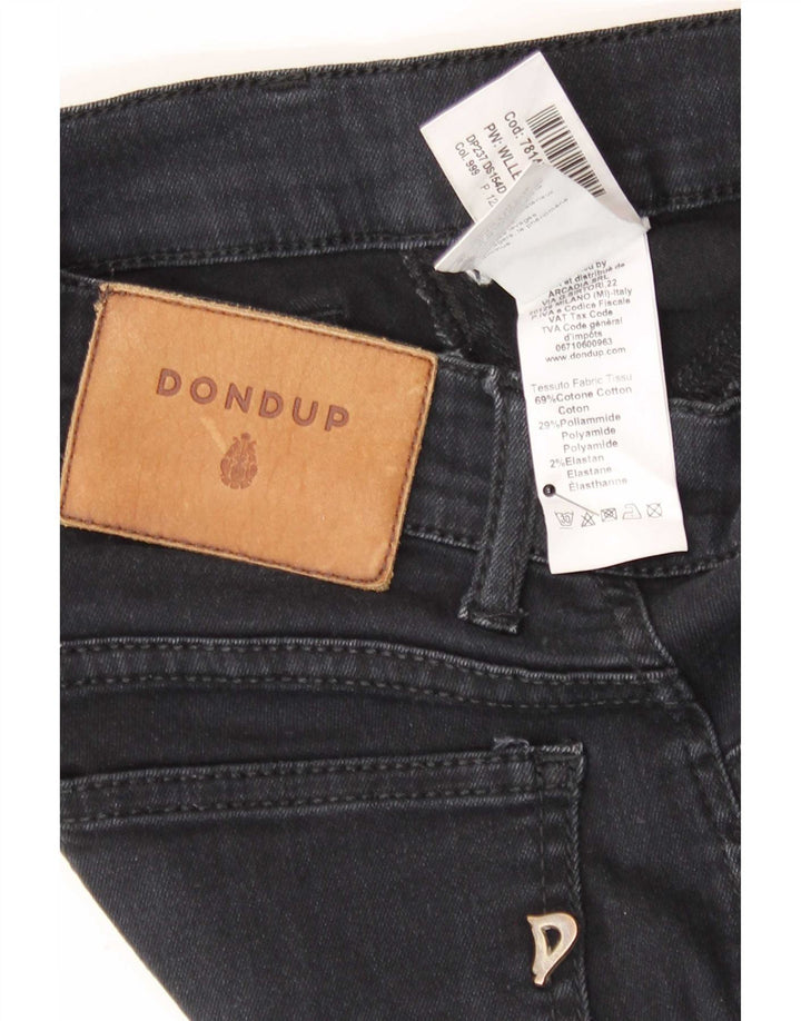 Dondup Womens Skinny Jeans W25 L27 Grey Cotton