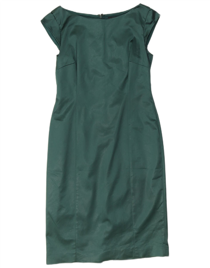 Coast Womens Sheath Dress UK 16 Large Green Acetate