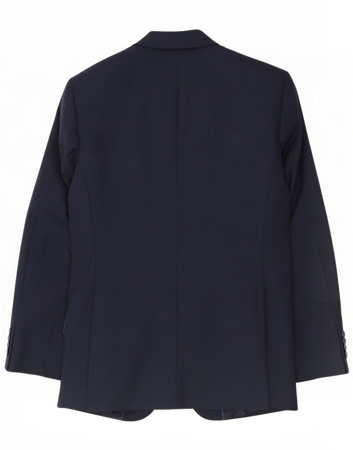Marks & Spencer Mens Long 2 Button Blazer Jacket UK 38 Medium Navy Blue