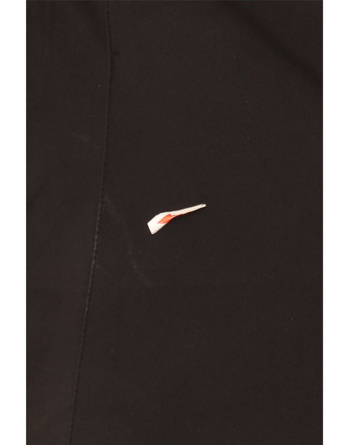 Champion Womens Hooded Padded Coat UK 14 Medium Black Polyester