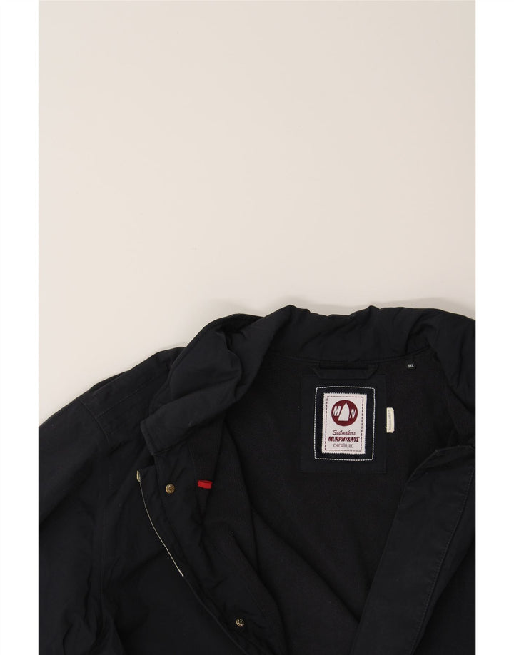 MURPHY & NYE Mens Regular Fit Windbreaker Jacket UK 44 2XL Navy Blue