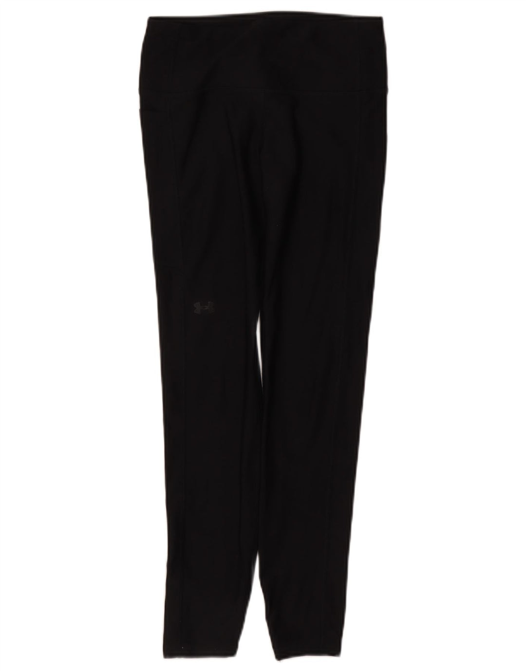 Under Armour Womens Heat Gear Leggings UK 10 Small  Black Polyester