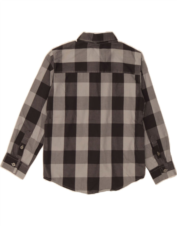 CALVIN KLEIN JEANS Boys Shirt 6-7 Years XL  Grey Check Cotton Vintage Calvin Klein Jeans and Second-Hand Calvin Klein Jeans from Messina Hembry 