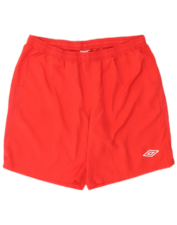 Under Armour Mens Sport Shorts 2XL  Red Polyester