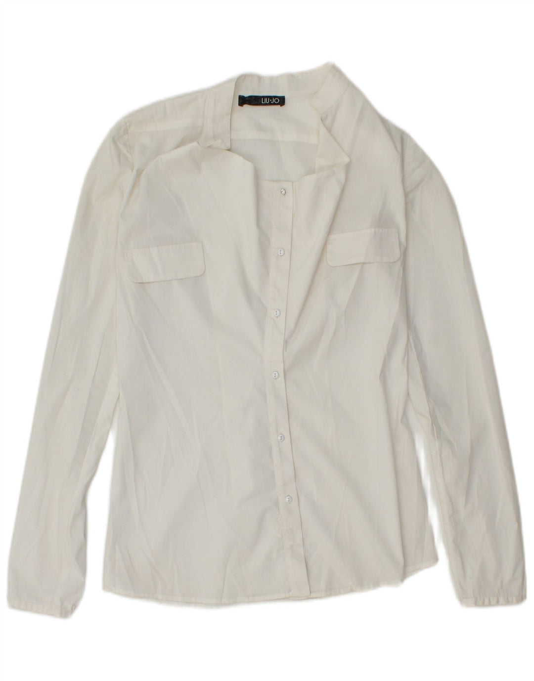 Liu Jo Womens Shirt UK 8 Small White