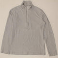 MOUNTAIN WAREHOUSE Womens Zip Neck Fleece Jumper UK 10 Small Grey Vintage Mountain Warehouse and Second-Hand Mountain Warehouse from Messina Hembry 