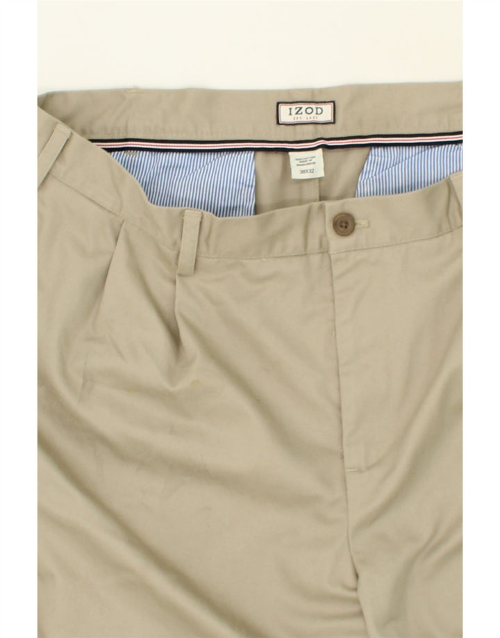 IZOD Mens Pegged Chino Trousers W38 L32 Beige Cotton Vintage Izod and Second-Hand Izod from Messina Hembry 