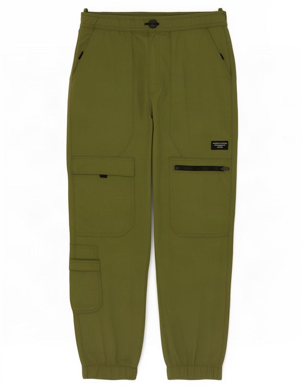 Marks & Spencer Boys Joggers Cargo Trousers 13-14 Years W28 L28 Khaki